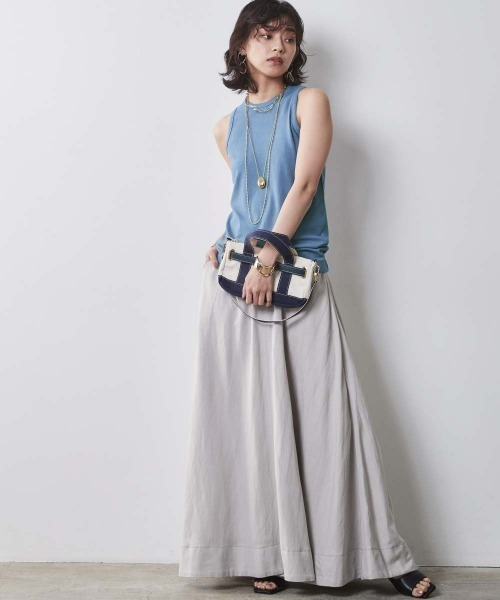 CHIC STYLE（シックスタイル）の「＜大きいサイズ＞アメリカンスリーブタンクトップ シックスタイル（タンクトップ・レディース・ブラック/オフホワイト/ブルー・L/LL/3L/4L/5L）」の15枚目の写真