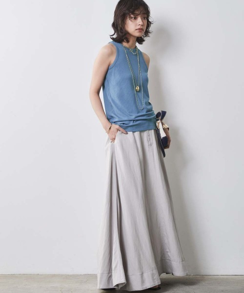 CHIC STYLE（シックスタイル）の「＜大きいサイズ＞アメリカンスリーブタンクトップ シックスタイル（タンクトップ・レディース・ブラック/オフホワイト/ブルー・L/LL/3L/4L/5L）」の13枚目の写真