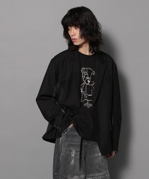 Anui | 【UNISEX/選べる着丈】サイドストライプスーツジャケット(テーラードジャケット)