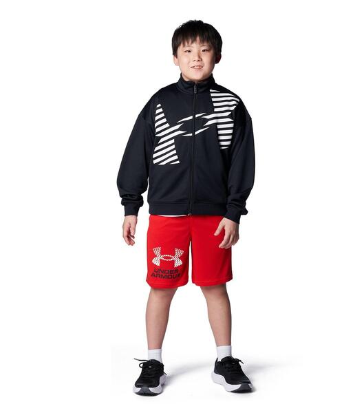 UNDER ARMOUR(アンダーアーマー)の「UAトラックジャケット(トレーニング/KIDS)(その他アウター・キッズ・ブラック・120cm/140cm/130cm/150cm/160cm)」の3枚目の写真