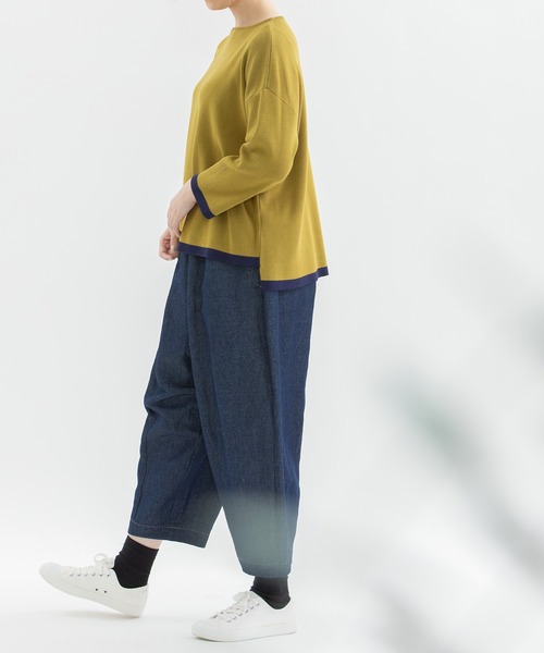 nop de nod（ノップドゥノッド）の「Pomme リネンコットン裾