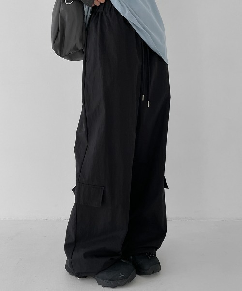 BLACKUP（ブラックアップ）の「[MADE] レッキーカーゴ2WAYバンディングパンツ（カーゴパンツ・レディース・チャコールグレー/ベージュ/ブラック・FREE）」の10枚目の写真