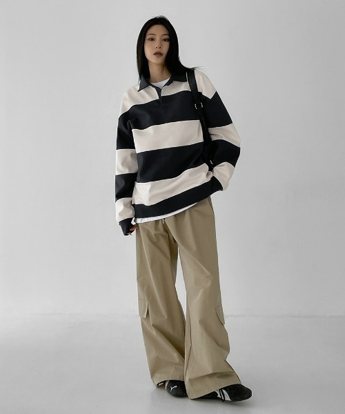 BLACKUP（ブラックアップ）の「[MADE] レッキーカーゴ2WAYバンディングパンツ（カーゴパンツ・レディース・チャコールグレー/ベージュ/ブラック・FREE）」の20枚目の写真