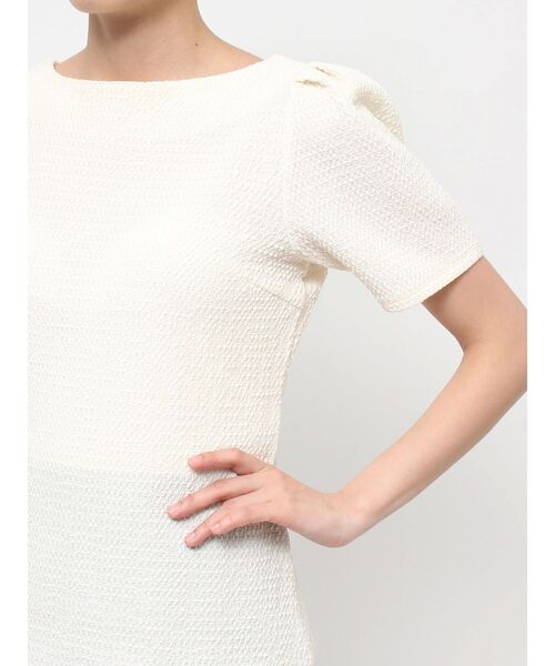 LAGUNAMOON（ラグナムーン）の「クレープカットトップス（Tシャツ/カットソー・レディース・アイボリー/ブラック/グリーン系その他・FREE）」の8枚目の写真