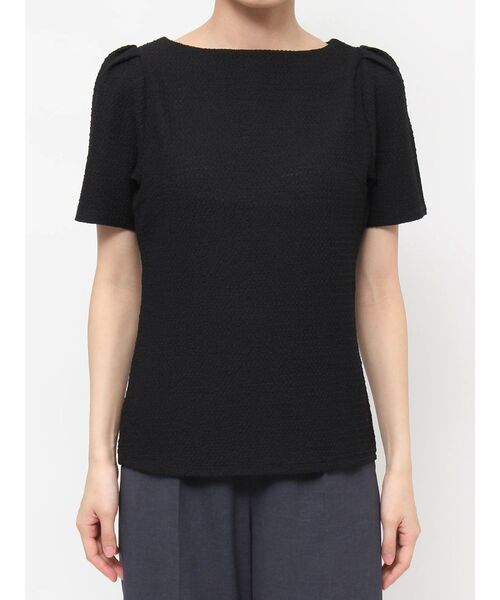 LAGUNAMOON（ラグナムーン）の「クレープカットトップス（Tシャツ/カットソー・レディース・アイボリー/ブラック/グリーン系その他・FREE）」の15枚目の写真