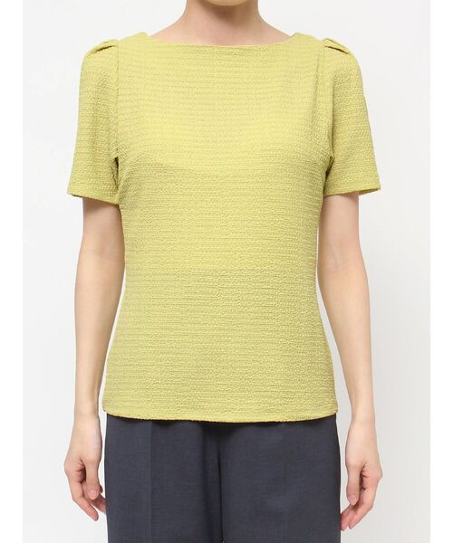 LAGUNAMOON（ラグナムーン）の「クレープカットトップス（Tシャツ/カットソー・レディース・アイボリー/ブラック/グリーン系その他・FREE）」の17枚目の写真