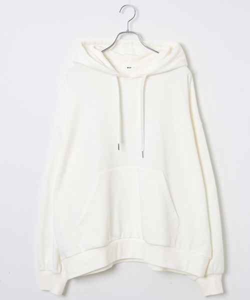 WEGO（ウィゴー）の「WEGO/ルーズフィットプルパーカー（パーカー・レディース・杢グレー/オフホワイト/ブラック・FREE）」の12枚目の写真