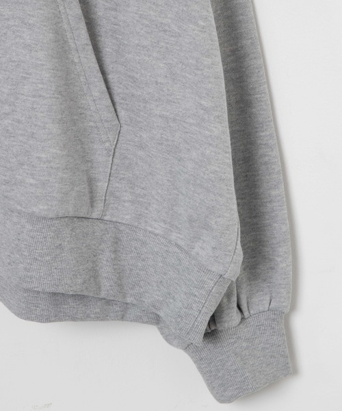 WEGO（ウィゴー）の「WEGO/ルーズフィットプルパーカー（パーカー・レディース・杢グレー/オフホワイト/ブラック・FREE）」の19枚目の写真
