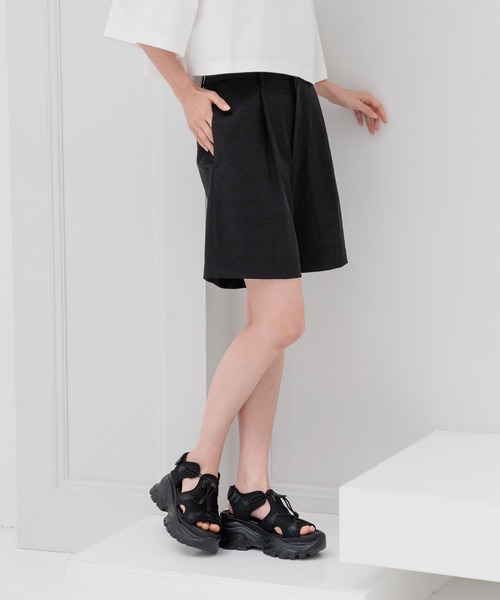 wolf&wolff ショートパンツ ansnam atelier103 スタイルUPショートパンツ 991948（その他パンツ）｜LOWRYS FARM