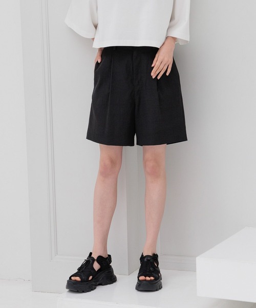 LOWRYS FARM(ローリーズファーム)の「スタイルUPショートパンツ 991948(その他パンツ・レディース・チャコールグレー/ブラック/アイボリー・FREE)」の9枚目の写真