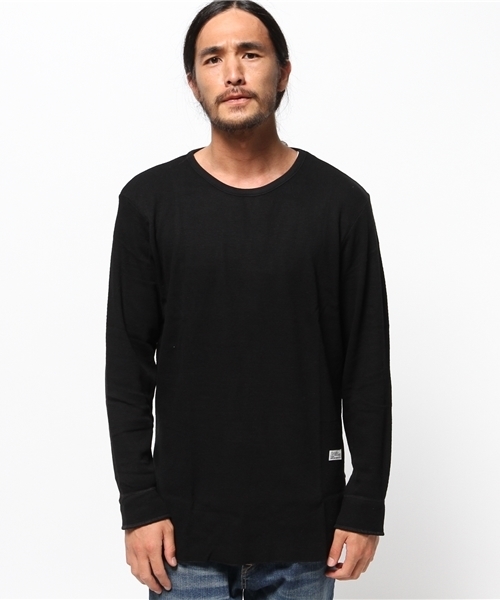 CIAOPANIC(チャオパニック)の「【Ciaopanic】 ハニカムロング丈C/N(Tシャツ/カットソー・メンズ・ホワイト/グレー/ブラック/その他19・LARGE/MEDIUM)」の2枚目の写真