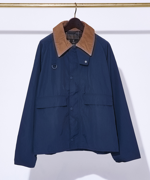 Barbour(バブアー)の「【BARBOUR】SPEY / リップストップ ショートブルゾン(ブルゾン・メンズ・セージグリーン/ネイビー・48/46)」の9枚目の写真