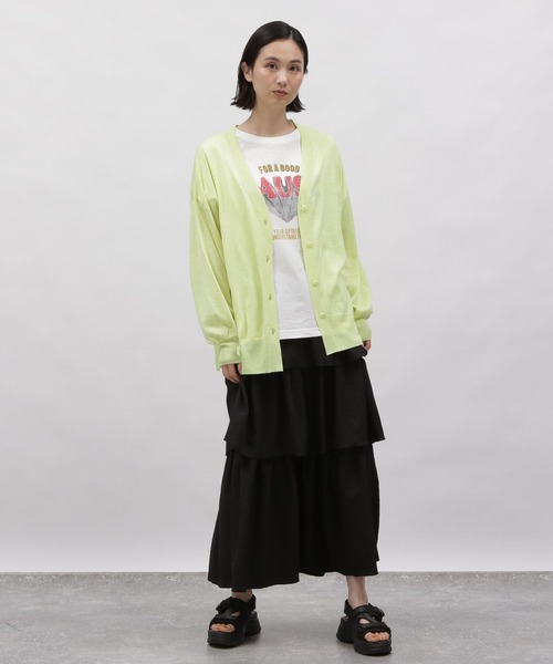 LAKOLE(ラコレ)の「ポコポコティアードスカート / 116530(スカート・レディース・ベージュ/ブラック/ブルー・SMALL/MEDIUM)」の11枚目の写真