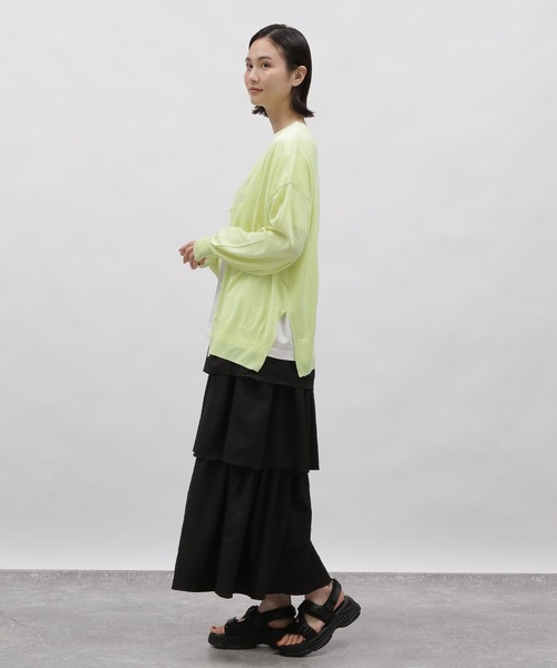 LAKOLE(ラコレ)の「ポコポコティアードスカート / 116530(スカート・レディース・ベージュ/ブラック/ブルー・SMALL/MEDIUM)」の12枚目の写真