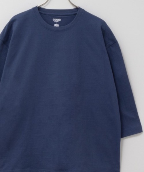 Mac-House(マックハウス)の「【 ユニセックス 】 GOOD CREW USコットン 7分袖Tシャツ 綿100(Tシャツ/カットソー・メンズ・チャコールグレー/ベージュ/ホワイト/グレー/ブラック/ブルー・L/S/XL/M/XXL)」の6枚目の写真