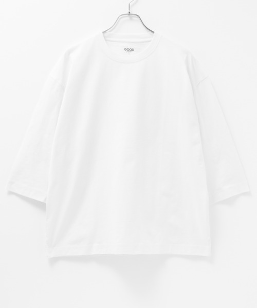 Mac-House(マックハウス)の「【 ユニセックス 】 GOOD CREW USコットン 7分袖Tシャツ 綿100(Tシャツ/カットソー・メンズ・チャコールグレー/ベージュ/ホワイト/グレー/ブラック/ブルー・L/S/XL/M/XXL)」の19枚目の写真