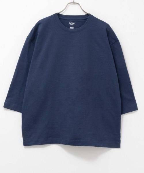 セール】【 ユニセックス 】 GOOD CREW USコットン 7分袖Tシャツ