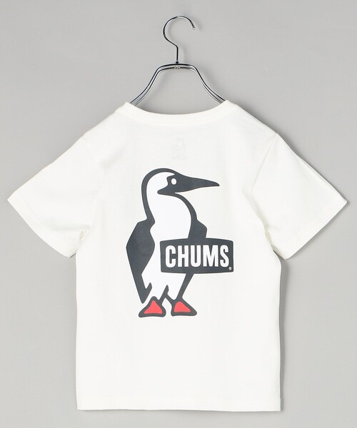 FREAK'S STORE（フリークスストア）の「限定展開 CHUMS/チャムス KIDS Booby Logo T-Shirt キッズサイズ バックプリントTシャツ/CH21-1282（Tシャツ/カットソー・キッズ・オフホワイト/ネイビー/ベージュ/ブラック/ホワイト・X-LARGE/LARGE/MEDIUM/SMALL）」の2枚目の写真
