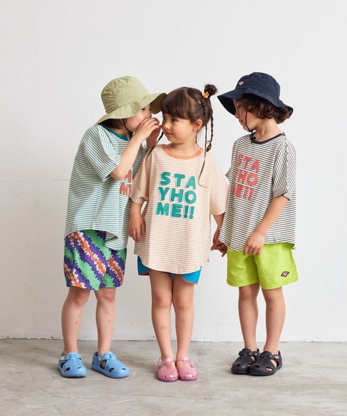 BIG FIELD（ビッグフィールド）の「【水陸両用】バギーショーツ/UVカット（80～150cm）（その他パンツ・キッズ・グレー/ピンク/ブラウン/イエロー系その他/ブラック/オフホワイト/オレンジ系その他/ブルー/エメラルド/マルチ/オレンジ/ベージュ/ネイビー/イエロー/パープル/ライトグリーン・100/90/80/95/110/150/140/130/120）」の20枚目の写真