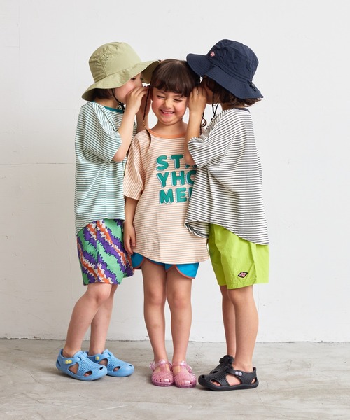 BIG FIELD（ビッグフィールド）の「【水陸両用】バギーショーツ/UVカット（80～150cm）（その他パンツ・キッズ・グレー/ピンク/ブラウン/イエロー系その他/ブラック/オフホワイト/オレンジ系その他/ブルー/エメラルド/マルチ/オレンジ/ベージュ/ネイビー/イエロー/パープル/ライトグリーン・100/90/80/95/110/150/140/130/120）」の21枚目の写真