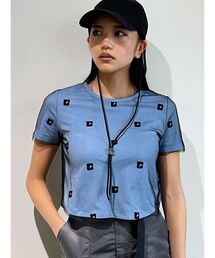 EMODA | チュールレイヤードトップス(Tシャツ/カットソー)