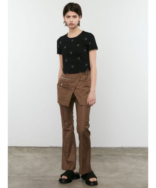 EMODA(エモダ)の「チュールレイヤードトップス(Tシャツ/カットソー・レディース・ブラック/ホワイト/ブルー・FREE)」の7枚目の写真