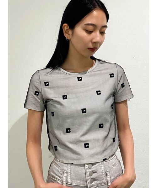 EMODA(エモダ)の「チュールレイヤードトップス(Tシャツ/カットソー・レディース・ブラック/ホワイト/ブルー・FREE)」の21枚目の写真