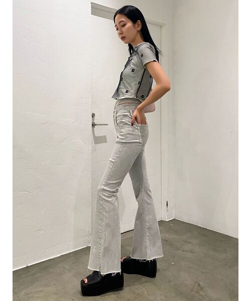 EMODA(エモダ)の「チュールレイヤードトップス(Tシャツ/カットソー・レディース・ブラック/ホワイト/ブルー・FREE)」の19枚目の写真