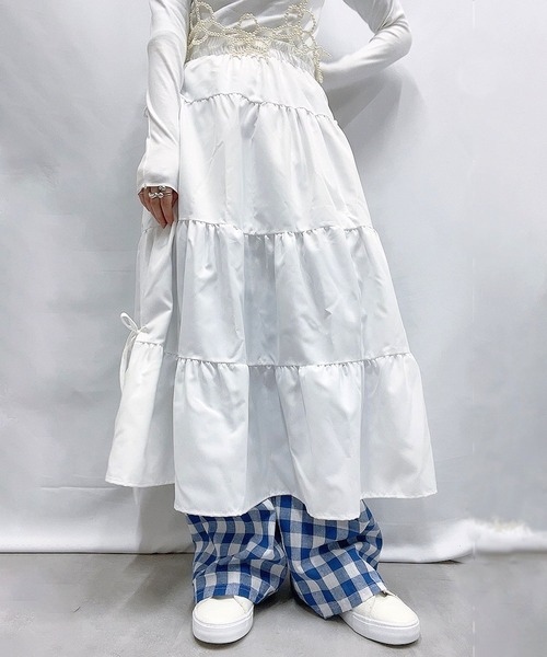 sevens（セブンズ）の「【sevens】ギンガムチェックイージーパンツ（その他パンツ・レディース・ブルー/ピンク・FREE）」の3枚目の写真