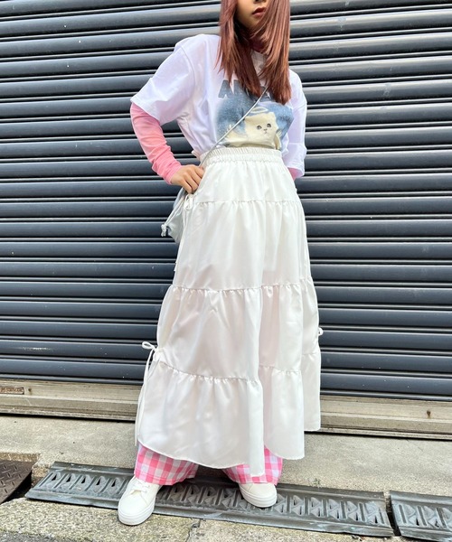 sevens（セブンズ）の「【sevens】ギンガムチェックイージーパンツ（その他パンツ・レディース・ブルー/ピンク・FREE）」の6枚目の写真