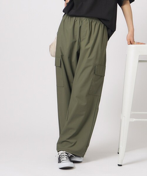 SHOO・LA・RUE（シューラルー）の「◆【洗える/2WAY】シルエットを変えられる 大人のカーゴパンツ（その他パンツ・レディース・ベージュ/ブラック/カーキ・02/03/04）」の3枚目の写真