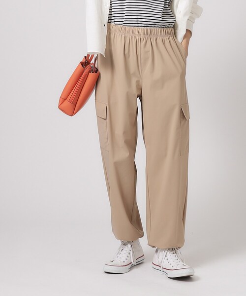SHOO・LA・RUE（シューラルー）の「◆【洗える/2WAY】シルエットを変えられる 大人のカーゴパンツ（その他パンツ・レディース・ベージュ/ブラック/カーキ・02/03/04）」の4枚目の写真