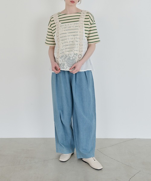 Crisp（クリスプ）の「スクエアトゥフラットシューズ（パンプス・レディース・ブラウン/ブラック/チャコール/アイボリー・38inch/37inch/39inch/36inch）」の10枚目の写真