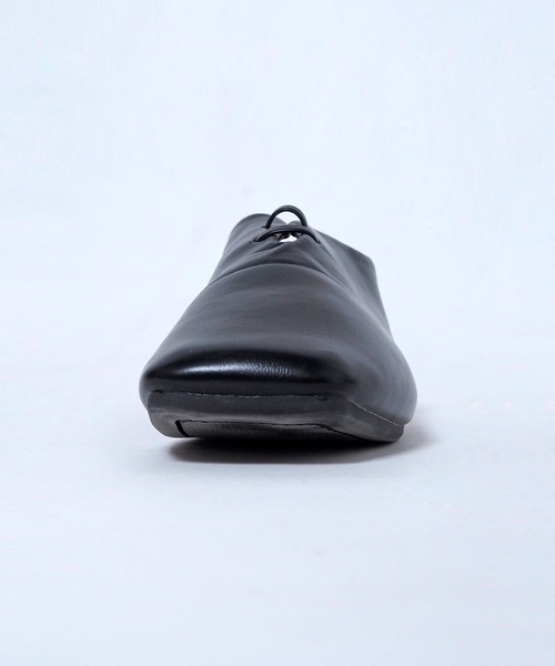 Crisp（クリスプ）の「スクエアトゥフラットシューズ（パンプス・レディース・ブラウン/ブラック/チャコール/アイボリー・38inch/37inch/39inch/36inch）」の7枚目の写真