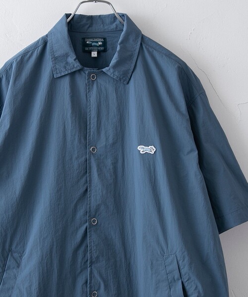 PENNEYS（ぺニーズ）の「Penneys（ぺニーズ）別注ナイロンシャツジャケット（WEB限定カラー/サイズ）（その他アウター・メンズ・ブラック/ダークグレー/ロイヤルブルー・M/L/XL）」の3枚目の写真