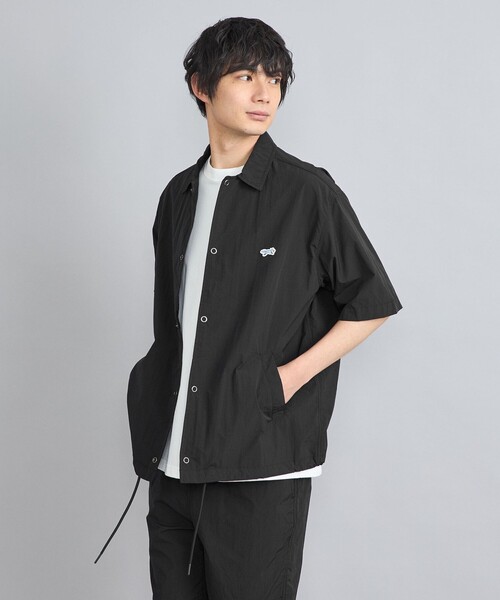 PENNEYS（ぺニーズ）の「Penneys（ぺニーズ）別注ナイロンシャツジャケット（WEB限定カラー/サイズ）（その他アウター・メンズ・ブラック/ダークグレー/ロイヤルブルー・M/L/XL）」の4枚目の写真