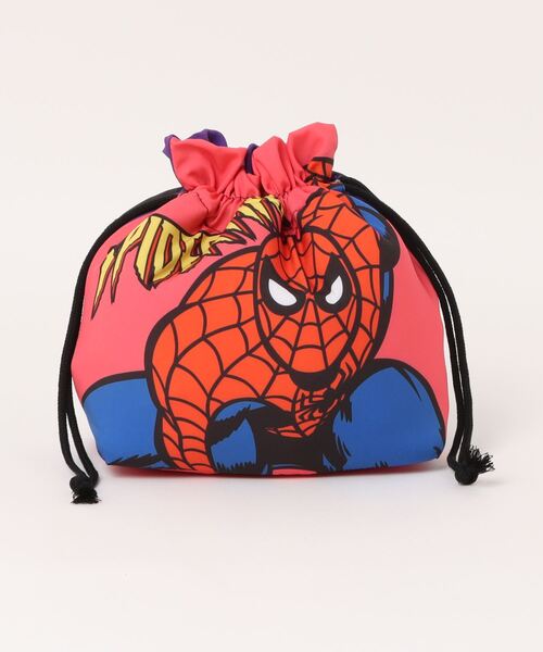 MARVEL（マーベル）の「【 MARVEL 】 マチ付き巾着 24S4（ポーチ・メンズ・その他1/その他2/その他3・FREE）」の2枚目の写真