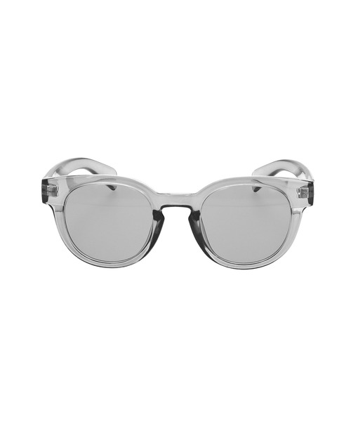 X-girl（エックスガール）の「MILLS LOGO CLEAR FRAME SUNGLASSES（サングラス・レディース・ブラウン/グレー・ONE SIZE）」の3枚目の写真