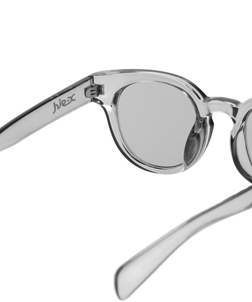 X-girl（エックスガール）の「MILLS LOGO CLEAR FRAME SUNGLASSES（サングラス・レディース・ブラウン/グレー・ONE SIZE）」の7枚目の写真