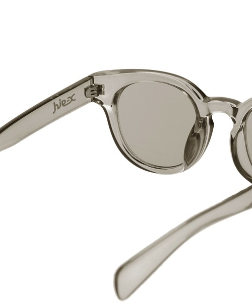 X-girl（エックスガール）の「MILLS LOGO CLEAR FRAME SUNGLASSES