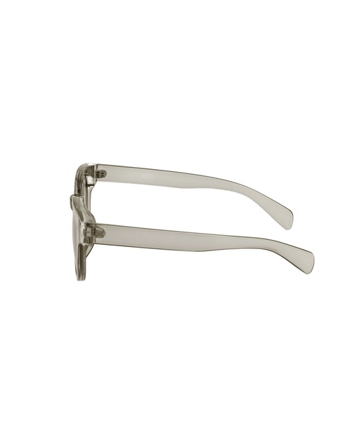 X-girl（エックスガール）の「MILLS LOGO CLEAR FRAME SUNGLASSES（サングラス・レディース・ブラウン/グレー・ONE SIZE）」の13枚目の写真