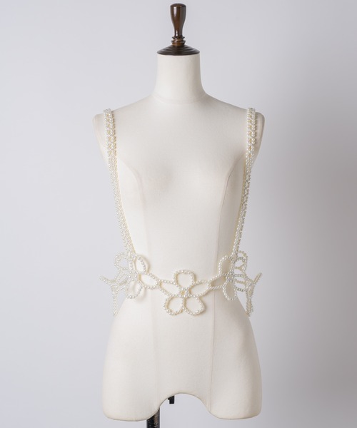 VIOLETTA（ヴィオレッタ）の「【select】パールフラワービスチェ