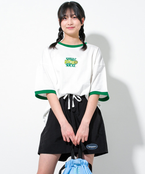 RiCO SUCRE(リコシュクレ)の「バックプリントリンガーTシャツ(Tシャツ/カットソー・キッズ・ブラック/ブルー/グリーン・140/160/130/165/150)」の7枚目の写真