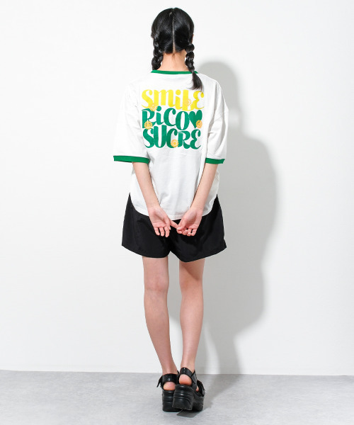 RiCO SUCRE(リコシュクレ)の「バックプリントリンガーTシャツ(Tシャツ/カットソー・キッズ・ブラック/ブルー/グリーン・140/160/130/165/150)」の8枚目の写真