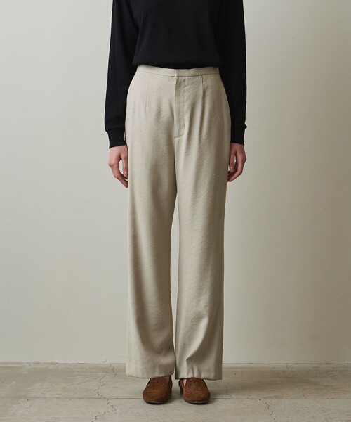 Steven Alan(スティーブンアラン)の「<Steven Alan>セミフレア ネップ パンツ(その他パンツ・レディース・ブラック/ベージュ・L/M/S)」の20枚目の写真