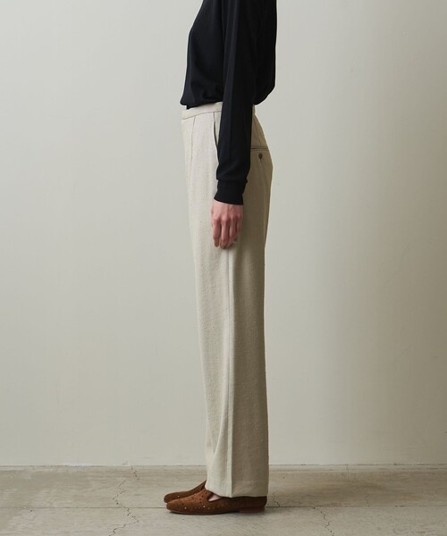 Steven Alan(スティーブンアラン)の「<Steven Alan>セミフレア ネップ パンツ(その他パンツ・レディース・ブラック/ベージュ・L/M/S)」の21枚目の写真