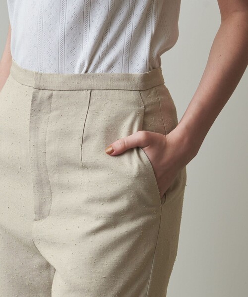 Steven Alan(スティーブンアラン)の「<Steven Alan>セミフレア ネップ パンツ(その他パンツ・レディース・ブラック/ベージュ・L/M/S)」の10枚目の写真