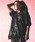 GLIMCLAPiONbvj́umpa3458- Distressed uneven dyeing short-sleeve hooded sweatshirt p[J[ip[J[jvbubN