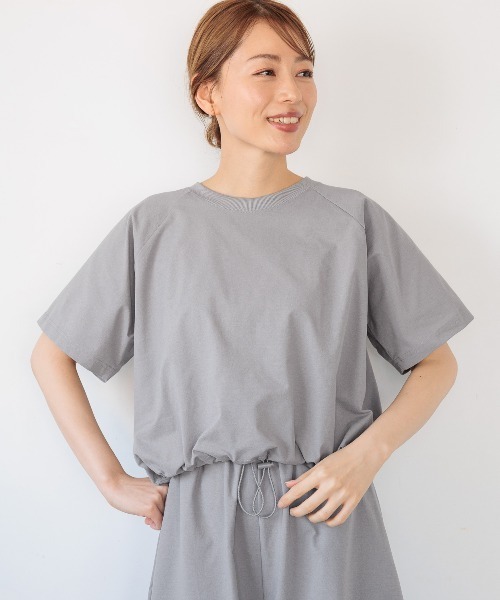 LAKOLE(ラコレ)の「カットドロストプルオーバー / 115153(Tシャツ/カットソー・レディース・ブラック/グレー/サンドグレー・SMALL/MEDIUM)」の1枚目の写真