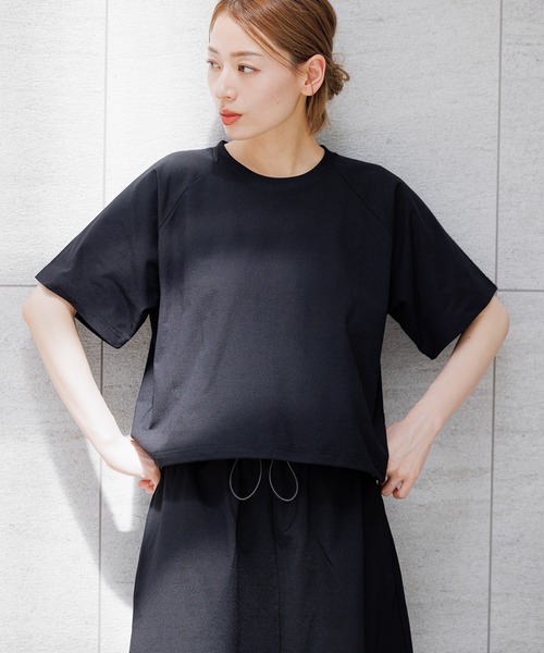 LAKOLE(ラコレ)の「カットドロストプルオーバー / 115153(Tシャツ/カットソー・レディース・ブラック/グレー/サンドグレー・SMALL/MEDIUM)」の2枚目の写真